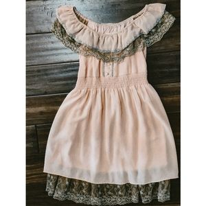 SOLD Anthropologie a'reve Blush Dress S
